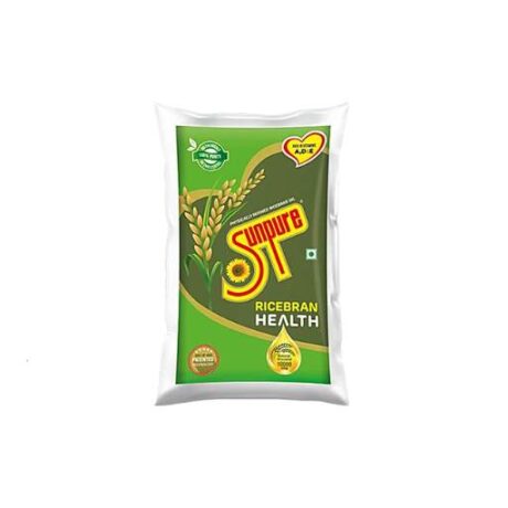 Sunpure Rice Bran Oil 1Ltr Pouch