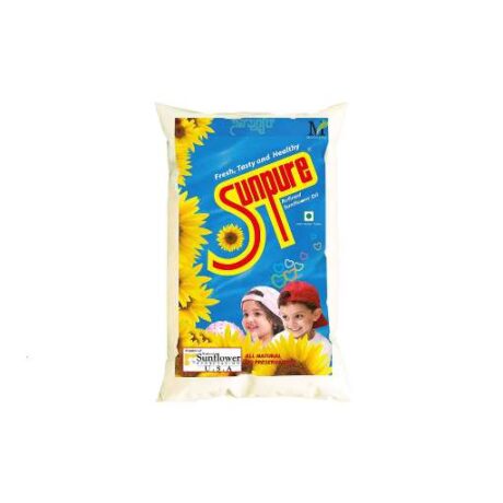 Sunpure Sunflower Oil 1 Ltr Pouch